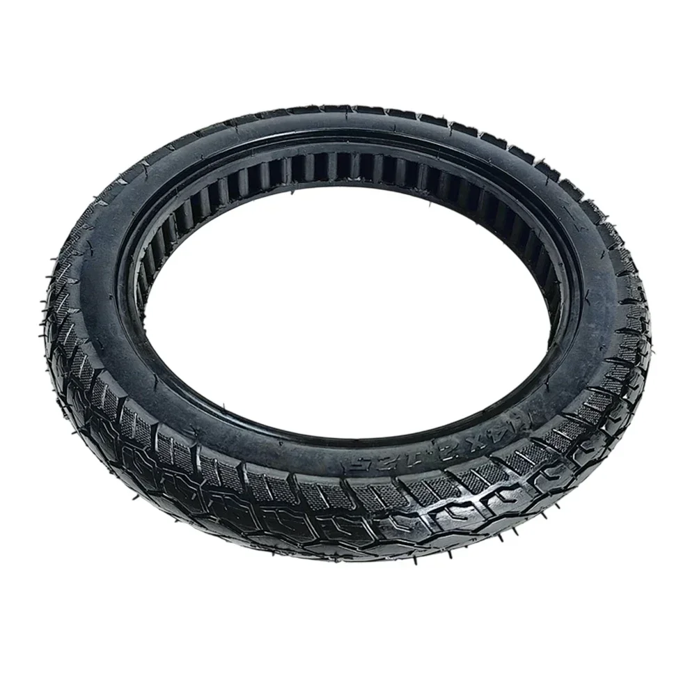 

For Daily Rides Puncture-proof Tire Long Lasting Rubber Tire For Electric Scooters Black Engineered For Longevity