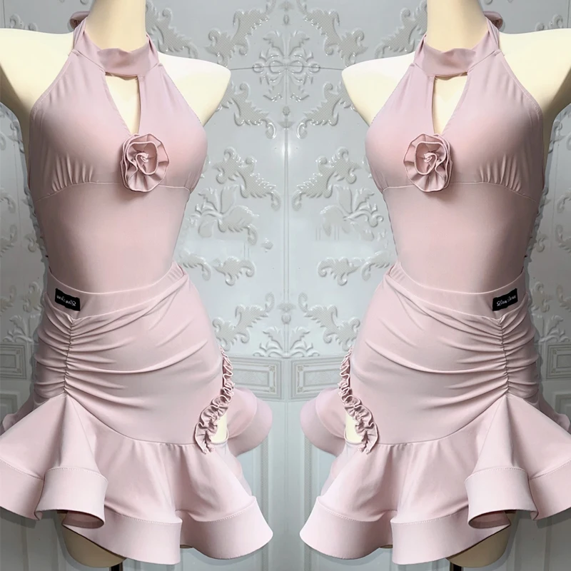 Adultes Chacha danse latine vêtements femmes danse latine cantonnière Costume femme Rumba salle de bal danse formation costumes SL12628