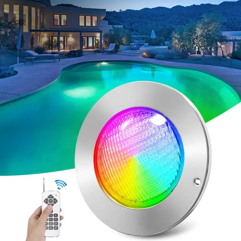

35W 10 Inches RGB Multicolor LED Swimming Pool Lights 12V 24V Waterproof IP68 Pool Lamp for Swimming Pool