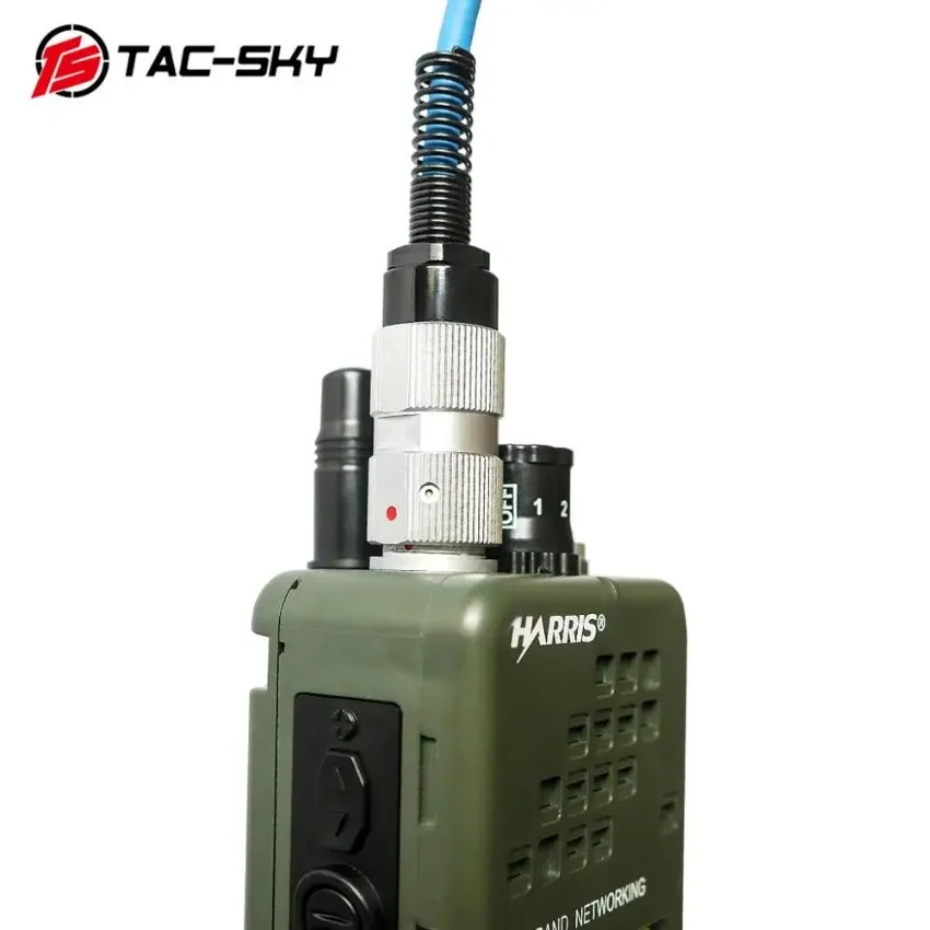 Ts TAC-SKY ptt 6 pin für pelto ptt taktisches headset für ein/prc152 152a militär walkie talkie modell radio militär