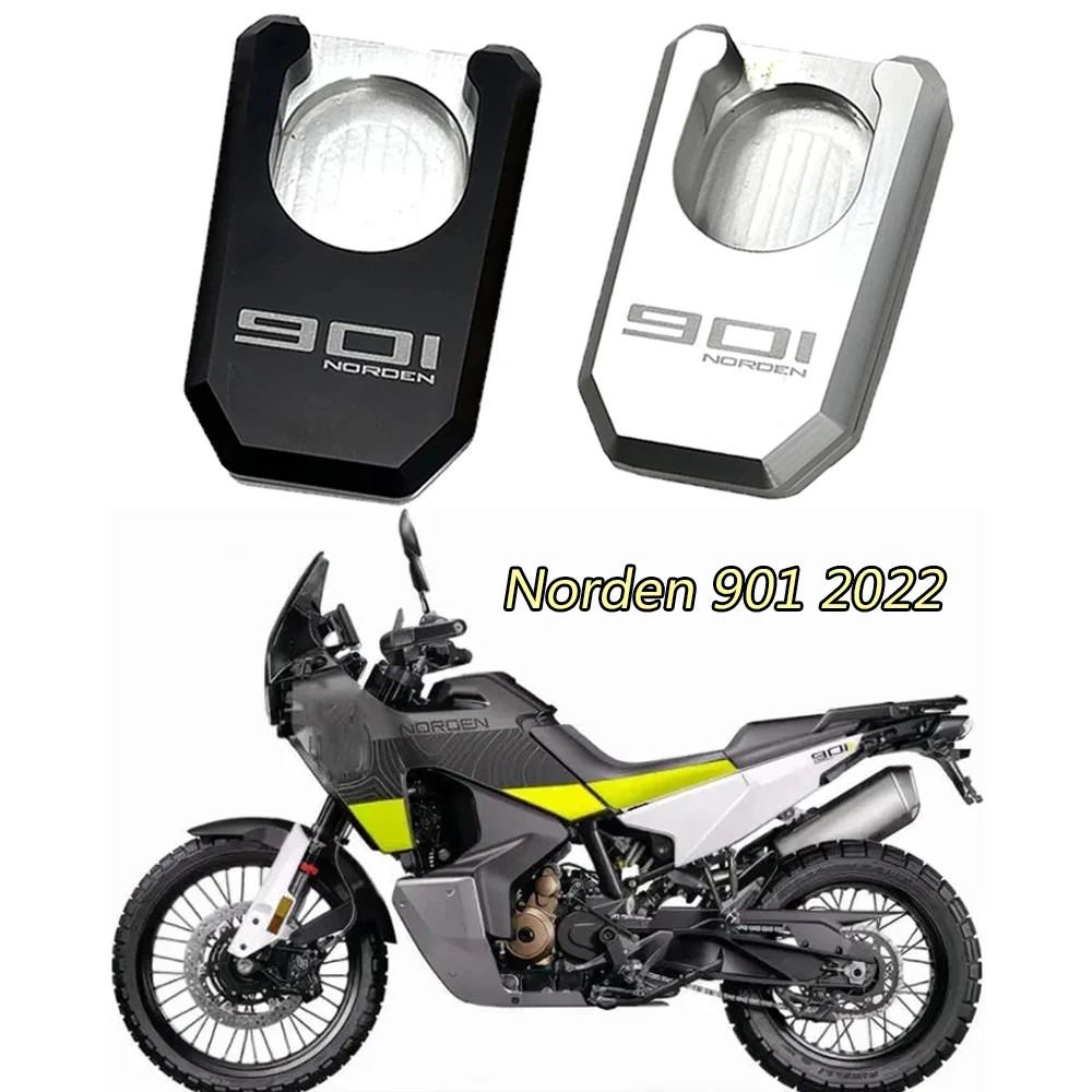 For Husqvarna Norden 901 2022 Husky NORDEN901 norden901 2022 Motorcycle Side Stand Enlarger Kickstand Plate Pad