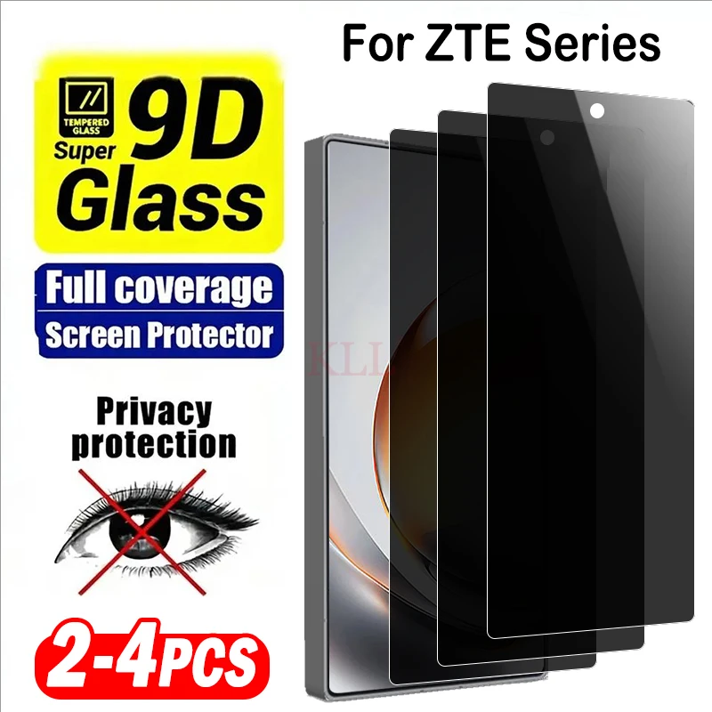 2-4Pcs High quality Anti Spy Screen Protector for ZTE nubia Z80 Ultra Z70 Z60 Z60S Pro Z70S Ultra Privacy Tempered Glass