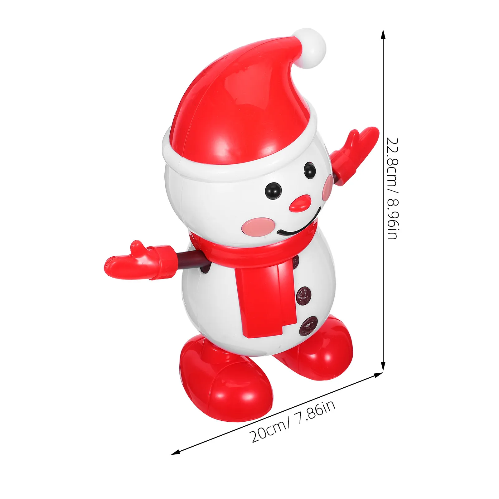 Dancing Snowman Interactive Electric Christmas Decoration for Holiday Parties Kids Party Favors Battery Not Included Holiday