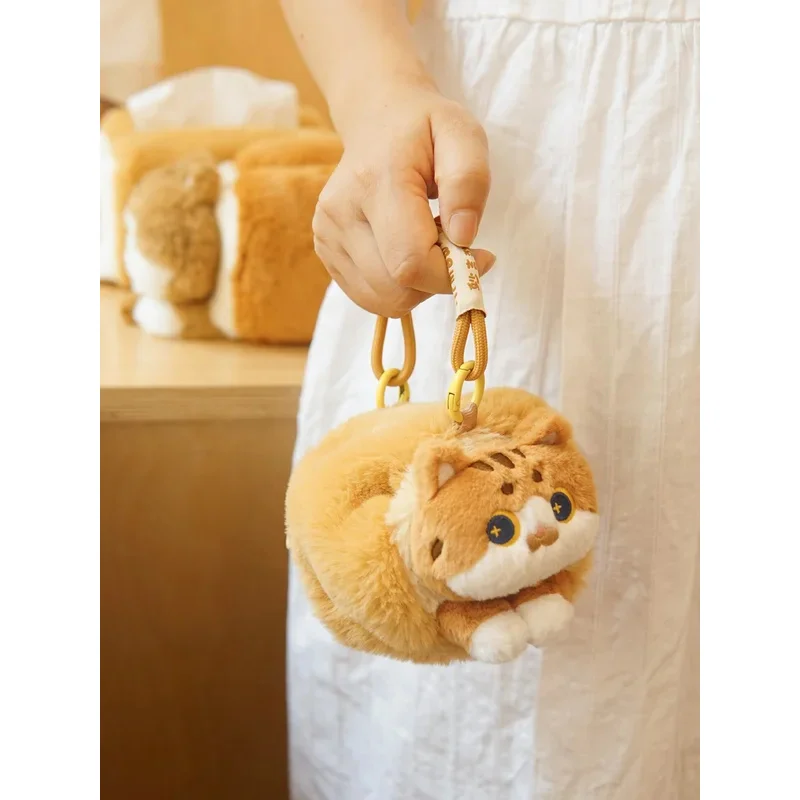 

DY20Original cute cat embroidery coin purse plush cat flower cat bread crossbody bag small gift25