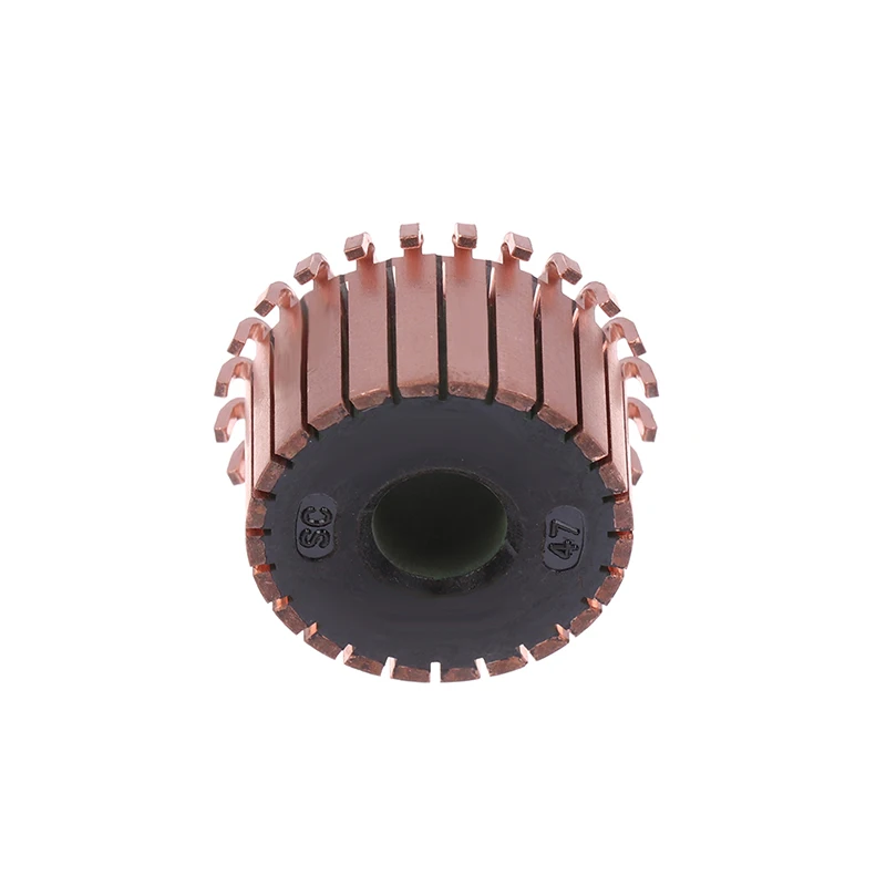 1pc Copper Hook Type Electrical Motor Commutator 23.2x8x14.6mm 24P Teeth Copper Hook Type Electrical Motor Commutator