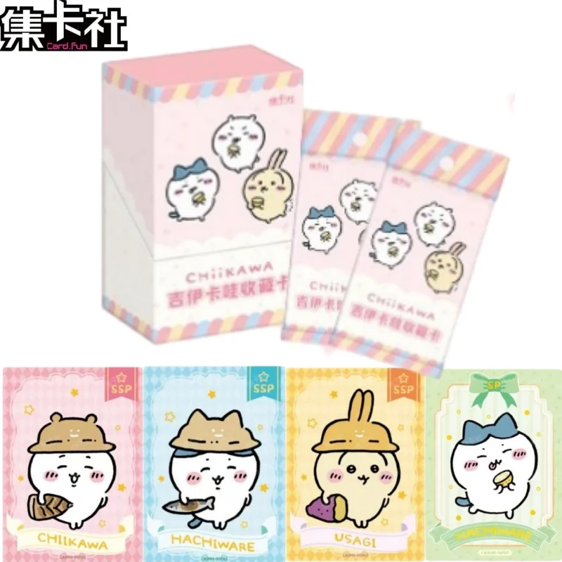 

Card.Fun подлинная коллекционная карта Chiikawa Kawaii мультфильм маленькая карта маленькая восемь Usachi аниме периферийные флэш-карты подарок