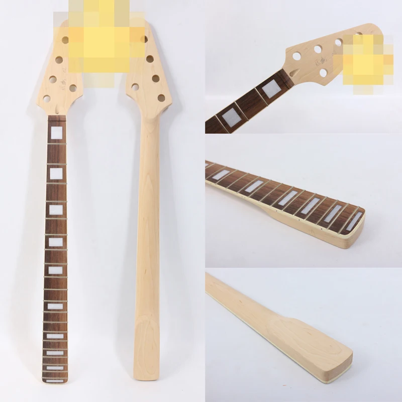 

B5 Electric Guitar Bass Neck 34 Inch 20 Fret Reverse Headstock Maple Yinfent