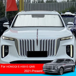 For HONGQI E-HS9 E-QM5 2021-2025 Car Sunshades UV Protection Cover Side Window Curtain Sun Shade Visor Mat Windshield Accessory