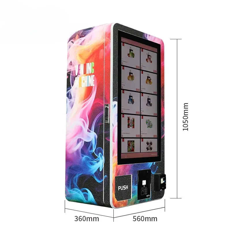 Wall Mounted Custom Smart Touch Screen Age ID Recognition Self‑service Commercial Vending Kiosk Equipment