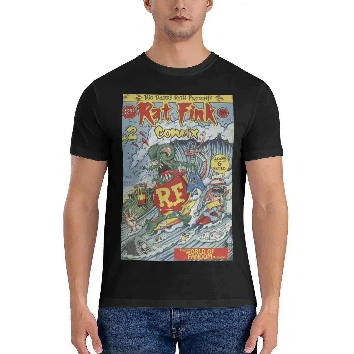 2026 Rat Fink Men's Classic Unisex Cotton T-Shirt for Men & Women Classic Tee