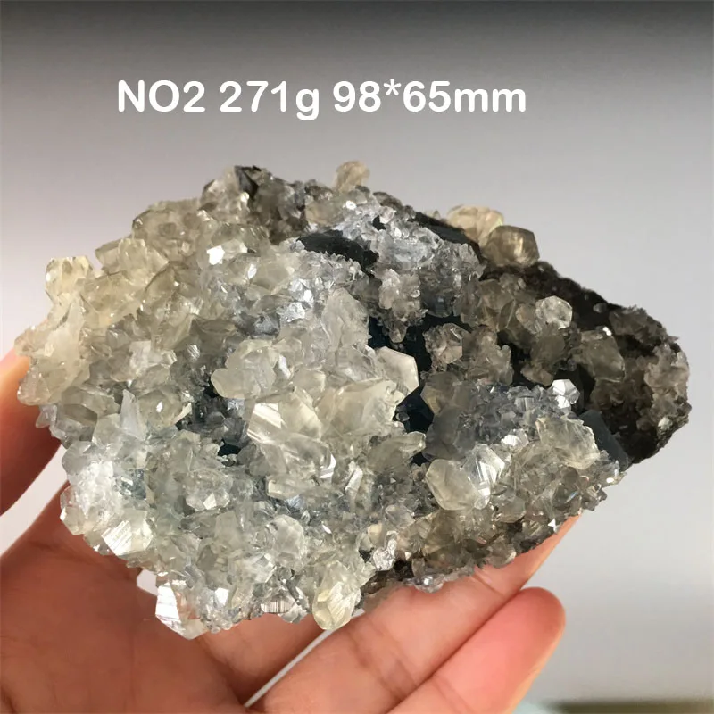 Natural Crystal Calcite (Fluorescent )Cover Fluorite Symbiosis Mineral Specimen Cluster Healing Energy Stone Home Decor