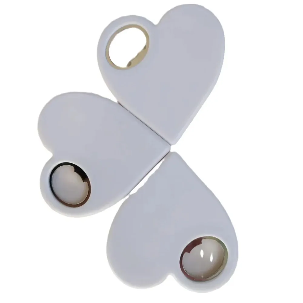 New 100pcs Bottle Opener Bridal Shower Favors Heart-Shaped Engraved Bottle Opener Wedding Party