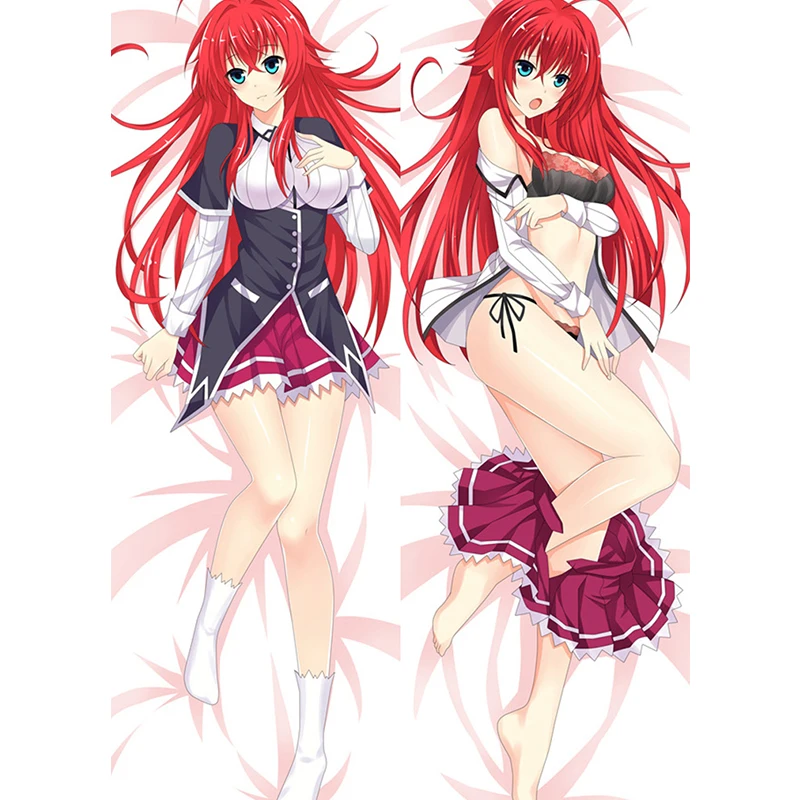 New Pattern Anime High School DxD Rias Gremory Dakimakura Hugging Body Pillow Cover  Case