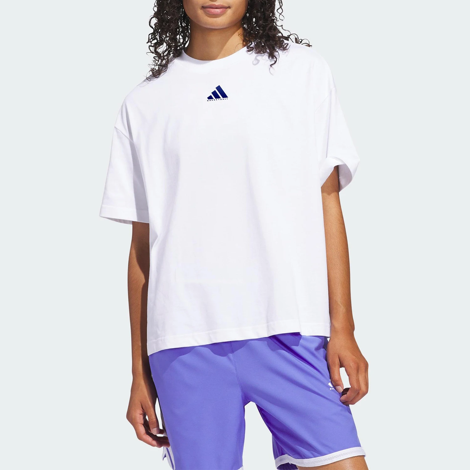 

Adidas Authentic Summer Women's Simple Basketball Series Breathable T-Shirt JC5868