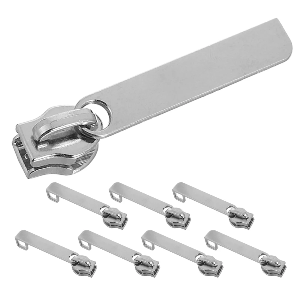 

8Pcs Secure Zipper Slider Replacement Sturdy Nylon Explosion-Proof Design for Luggage with Lock Hole Ideal for Travel Business