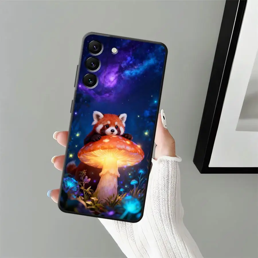 Cute Brown Bear Fox Case for Samsung Galaxy A23 A05 A06 A52 A36 A53 A17 A73 A51 A57 A15 A55 A25 A16 A37 Phone Cover A13 A12 A70