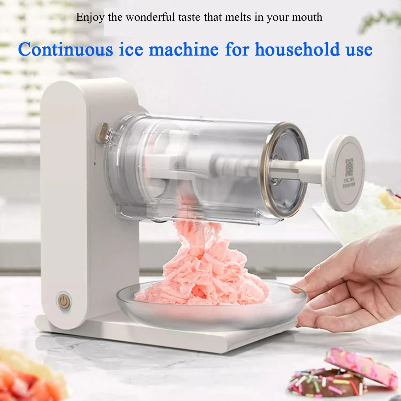 

Convenient USB Charging Ice Crusher Household Slush Machine Milk Tea Ice Crusher Shaved Maker