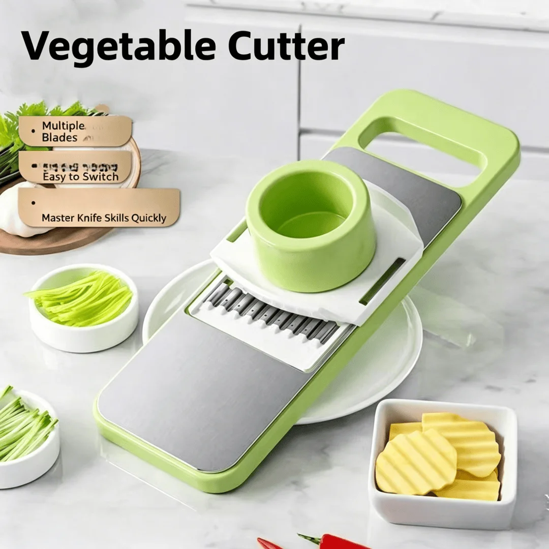Adjustable Multi-Blade Vegetable Cutter Mandoline Slicer Potato Veggie Chopper for Kitchen Food Prep