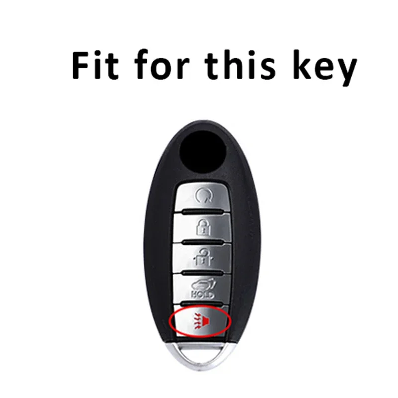 Auto Shell For Nissan Patrol Y62 Altima Maxima Infiniti FX G37 Q60 QX50 QX70 5Buttons TPU Car Remote Key Case Cover Accessories