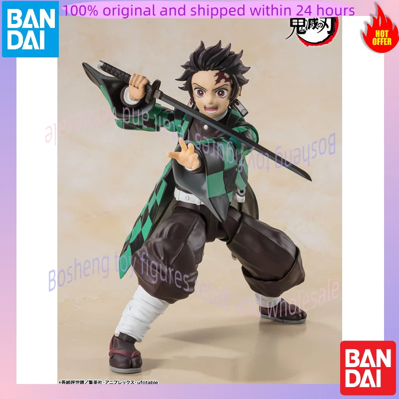 الأصلي بانداي S.H.Figuarts كامادو Nezuko SHF كامادو تانجيرو شيطان القاتل كيميتسو نو يابا في المخزون أنيمي نموذج اللعب