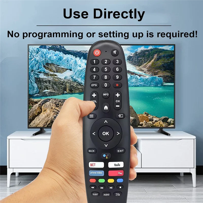 

Y22A-Replace RM-C3408E Voice Remote Control For JVC Smart TV LT-32N3135A EC40V2FA EC32V2HA