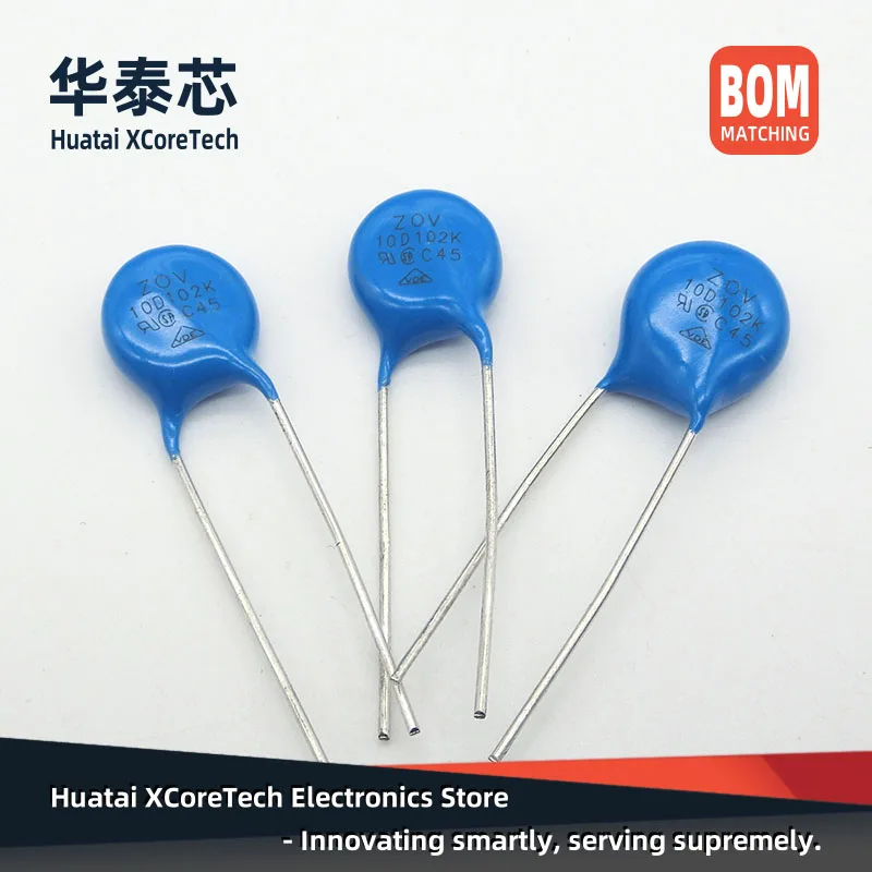 20PCS 10D680K 68V 10D820K 82V 10D101K 100V 10D121K 120V 10D151K 150V 10D181K 180V  (Diameter:10MM) Metal Oxide Varistors