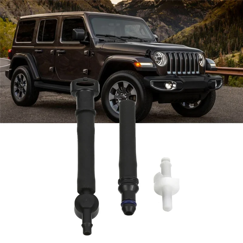 

68086133AA Rear Windshield Washer Check Valve Rear Wiper Nozzle For Jeep Wrangler JK Hardtop 2007-2018 Rear Wiper Spray Pipe