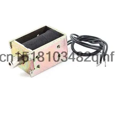 2mm/830g 5mm/580g 0.9W Wired Open Frame Pull Type Solenoid Electromagnet DC 6V