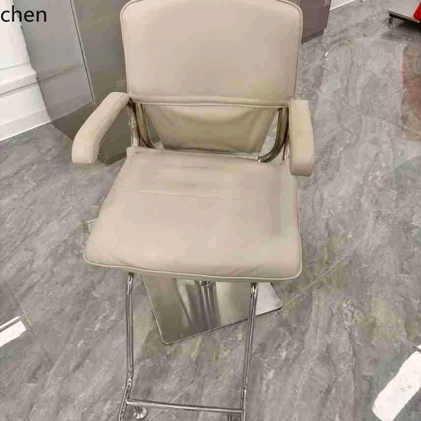 PYH Cross-Border Barber Chair Hair Salon Chair Adjustable Height Barber Shop Special Perm and Dye Salon Chair