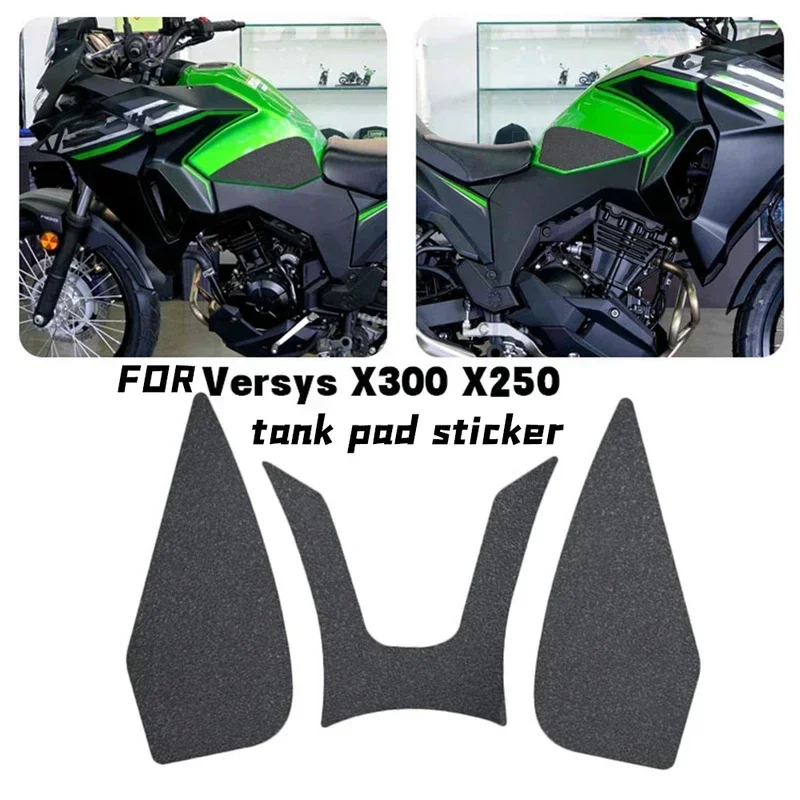 For Kawasaki Versys X300 X-300 2017-2 Motorcycle Protection Gasoline Anti Scratch Sticky Decal Fuel Tank Pad Protector Cover