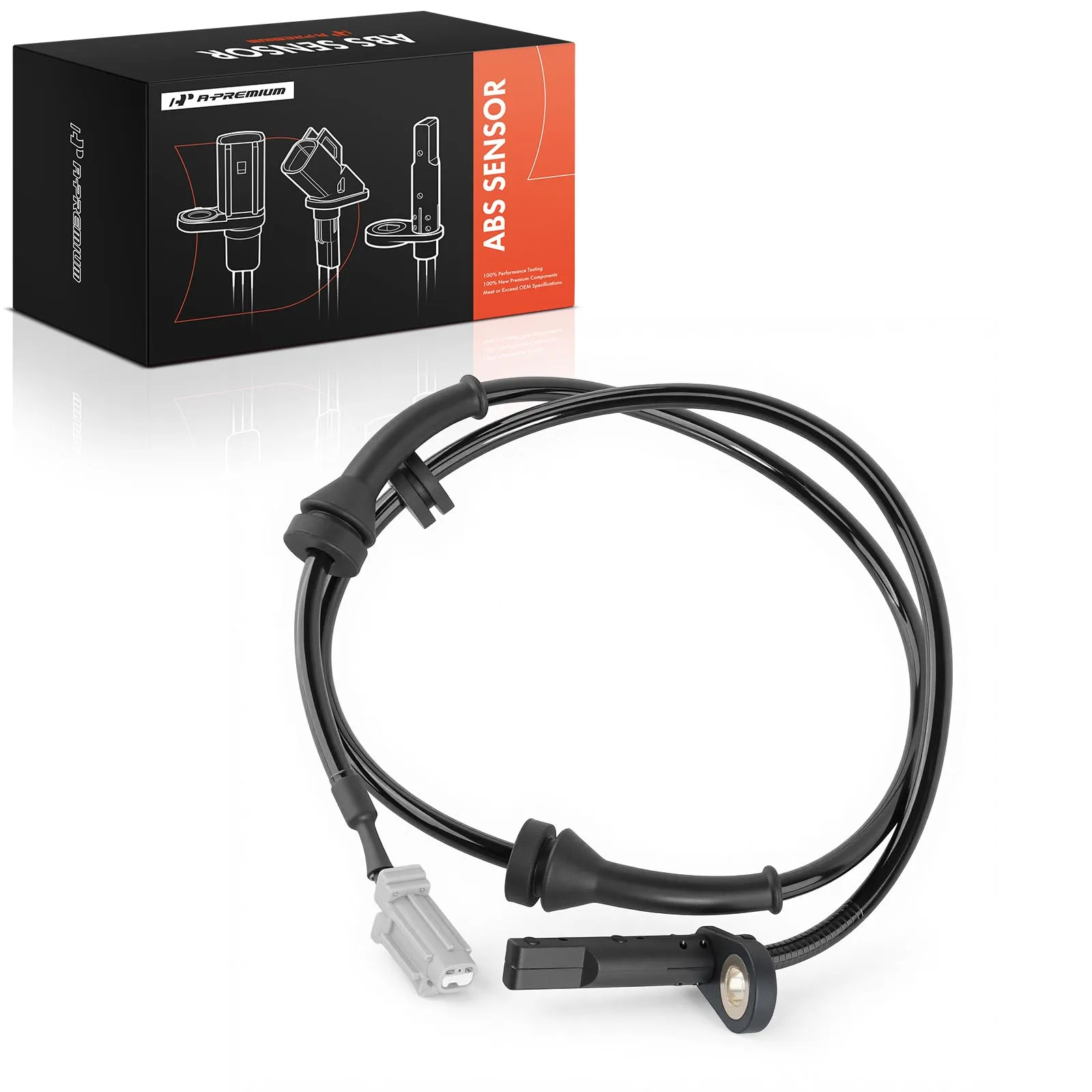 A-Premium Front Driver or Passenger Side ABS Wheel Speed Sensor for Nissan Rogue 2008-2013