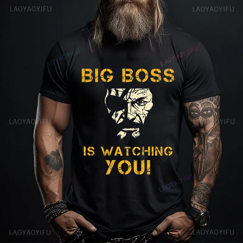 Video Game Metal Gear Solid V T-Shirt The Phantom Pain Graphic Cotton Tee Venom Snake Tshitrt Metal Gear Solid Short Sleeve Tops