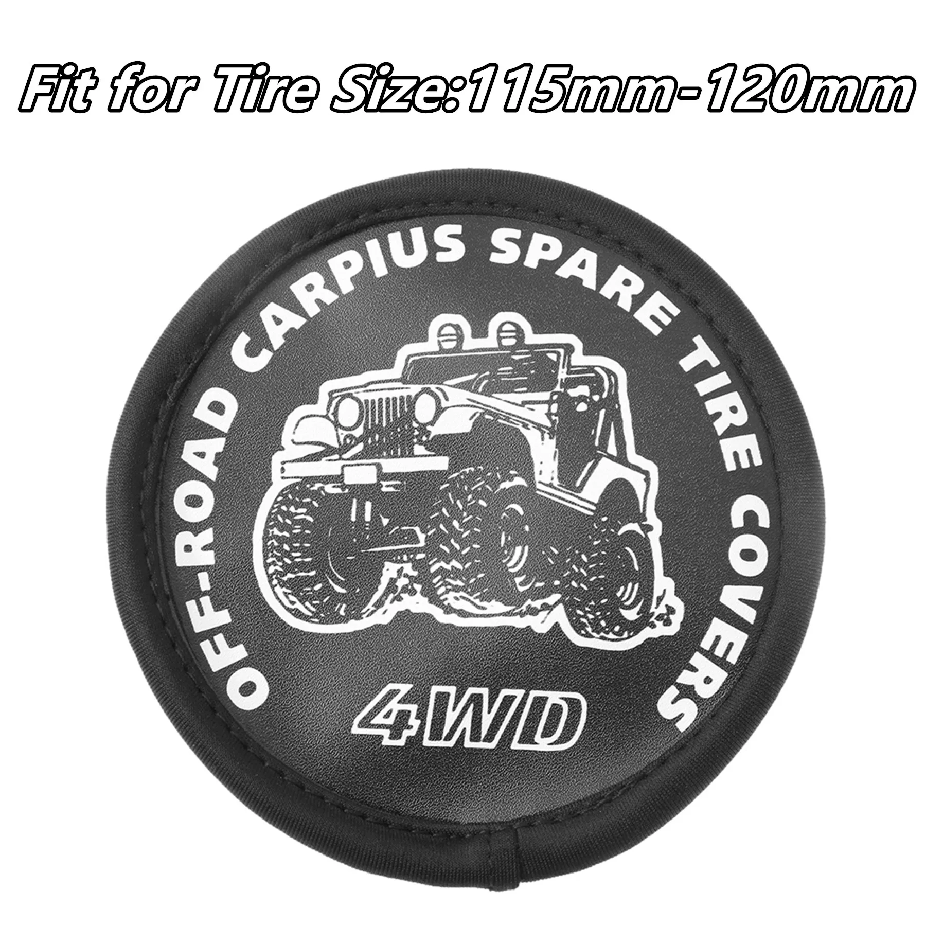 1/10 RC Simulation Spare Tires Cover Tyres Dustproof Cover Compatible with 4.52