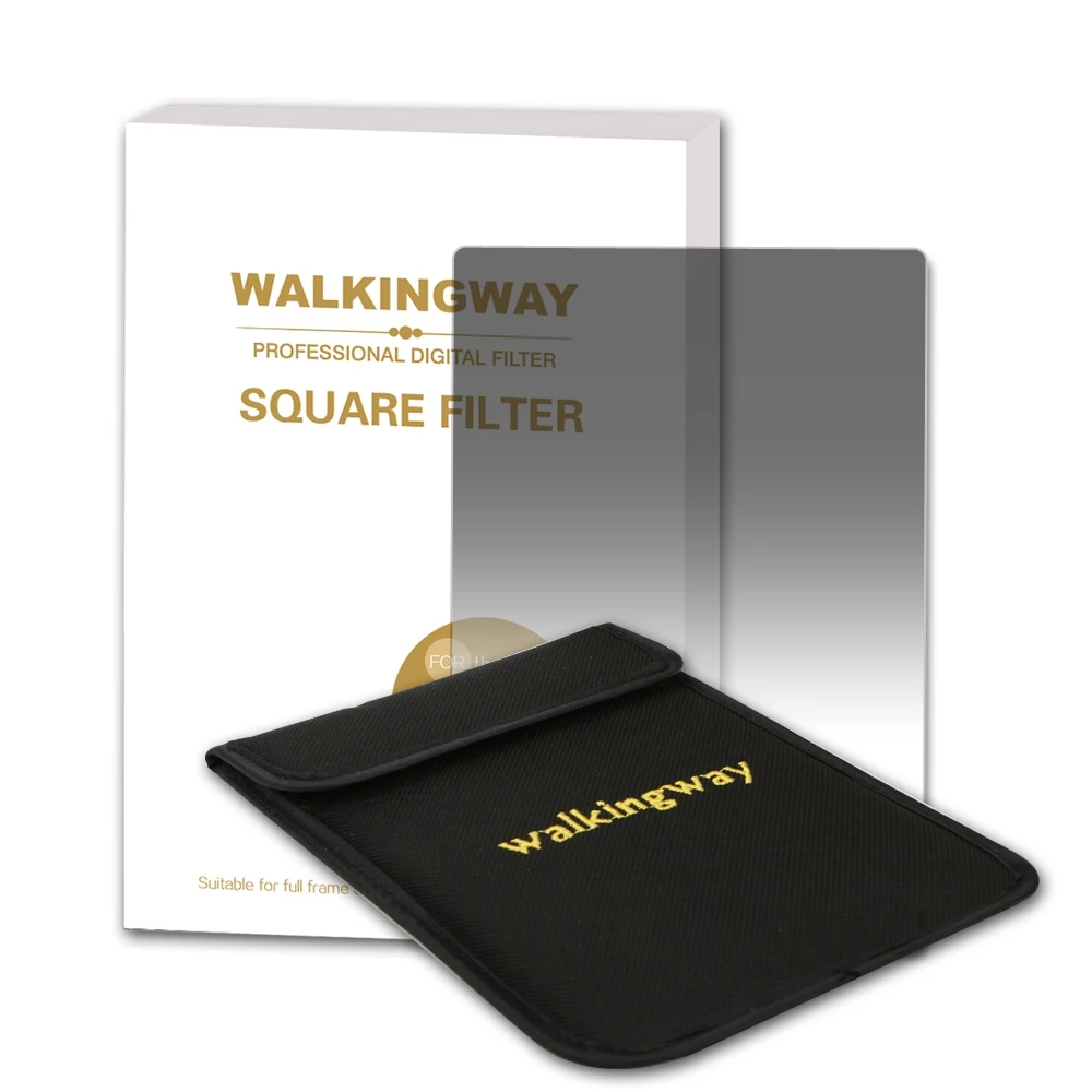 Walking Way  Camera Square filter 150*100mm kit set ND2 ND4 ND8 ND16 Netural Density ND filter for DSLR Cokin Zomei HOYA Nisi