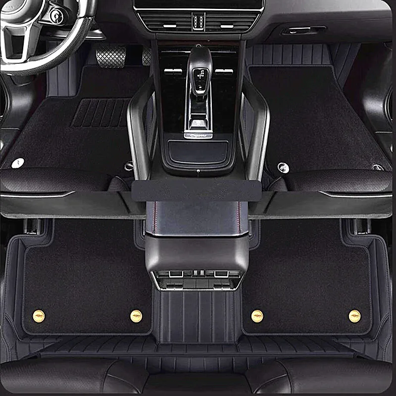 

Специальные автомобильные коврики на заказ для Mercedes Benz GLC 200 220d 250 300 350d Coupe 2022-2015 C253, водонепроницаемые двухслойные коврики.