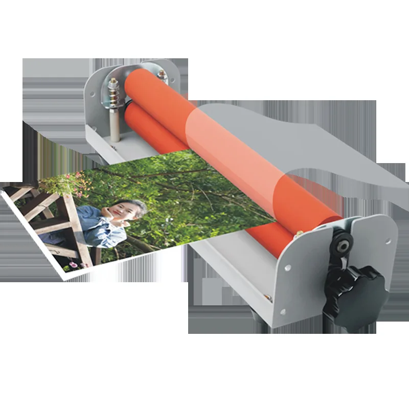 For Photos, Phone Boxes, Handicrafts, 254mm Width Manual Crank Cold Portable 12-Inch Manual Laminate