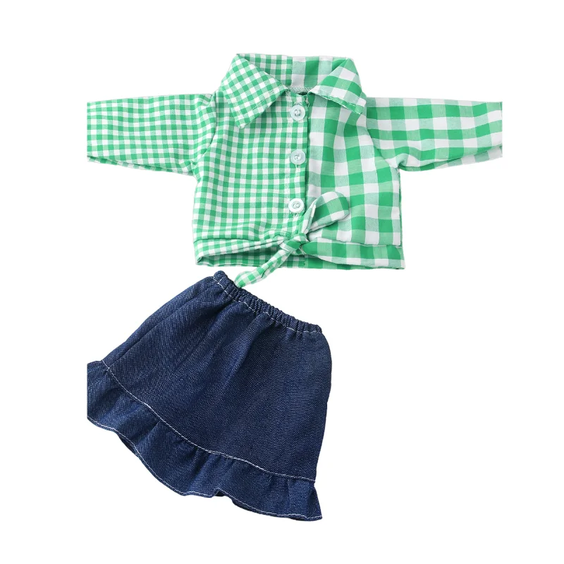 43 CM Baby Doll Clothes Pajama Set Jacket Coat 17 Inch Dolls Jeans Children Gift Toys Outfit