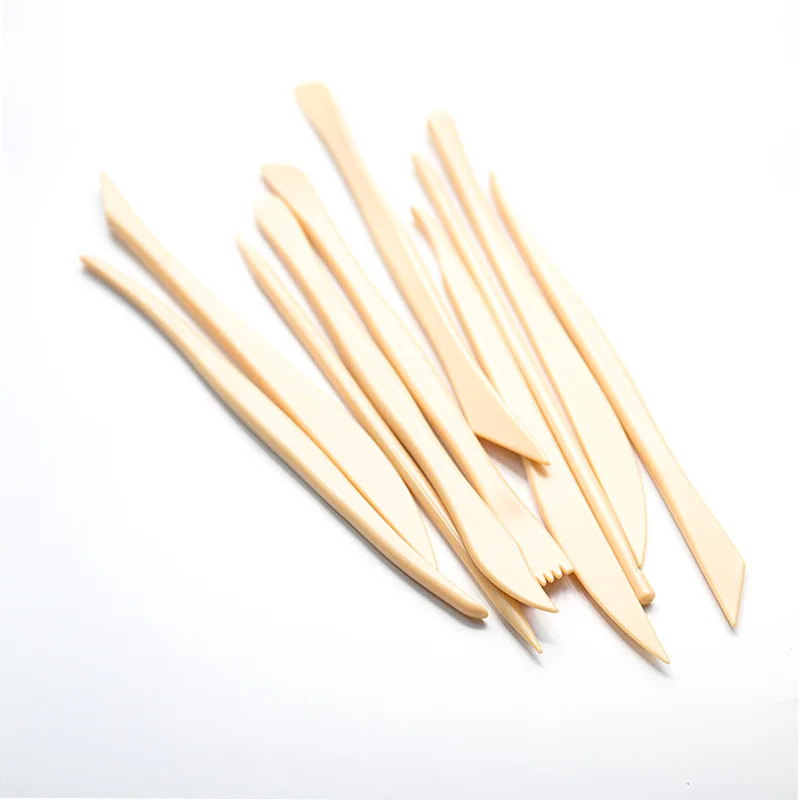 

10Pcs Wooden Handle Pottery Tools Kit - Multi-Purpose Clay Sculpting Carving Set for Ceramic, Polymer Clay & Craft Art DIY ﻿