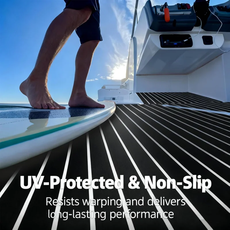 240cmx60cmx6mm(94.5''x23.62'' x0.24'') Redluck Blueprint  Non-Slip EVA Boat Yacht marine nroom or carava Flooring