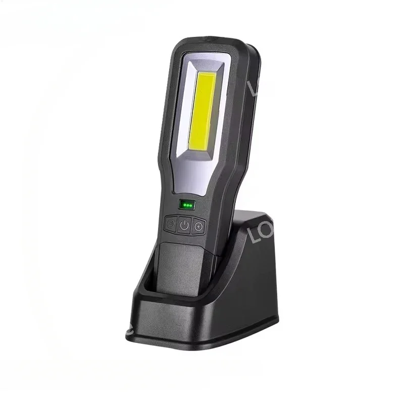 

500lm Magnetic Rechargeable Waterproof Handheld type C COB LED Work Light with charging base