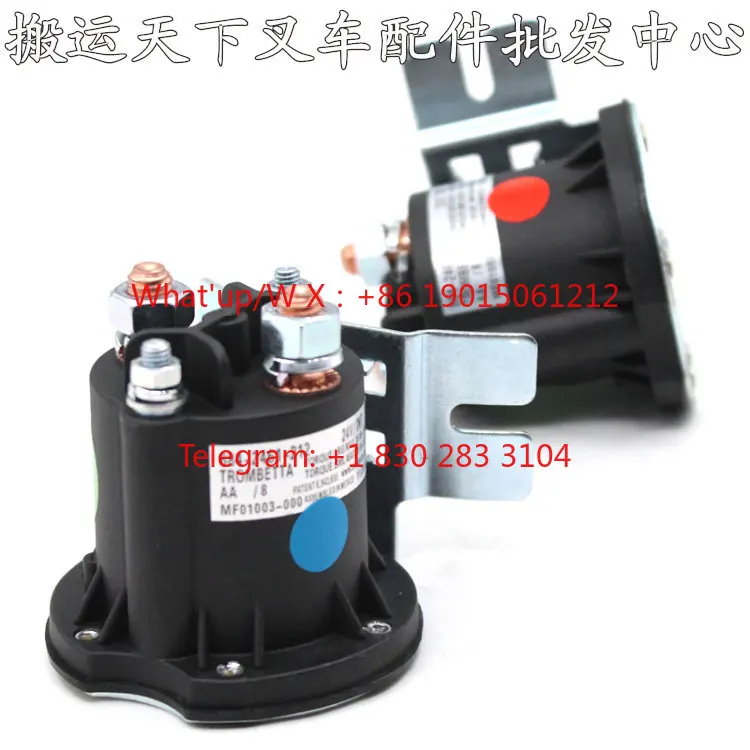 Semi-electric stacker forklift parts Hydraulic power unit DC motor Oil pump station 12/24V contact relay