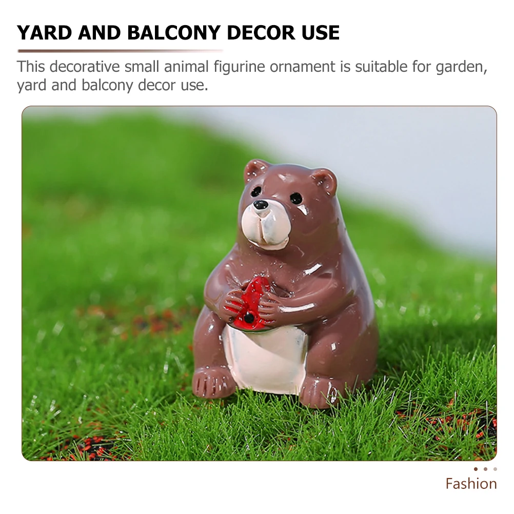 

12pcs Miniature Animal Figurines Resin Small Animal Decoration Ornaments Garden Yard Balcony Desk Plant Cake Realistic Models