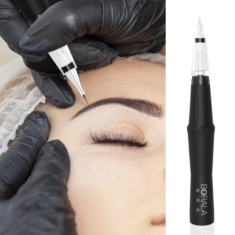 

BORALA Professional Permanent Makeup Machine 5 Gears Adjustable Microblading Pen for Eyebrow Lip Eyeliner Tattoo Supplies