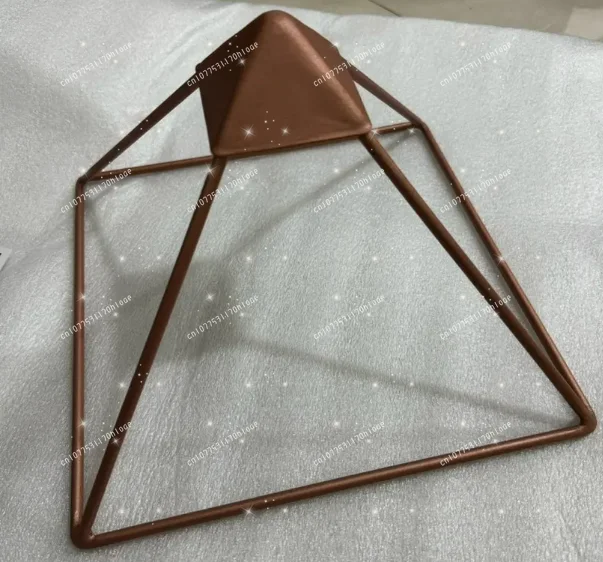 Pyramid Hat Desktop Pyramid Full Copper Ornament for Meditation and Sleep