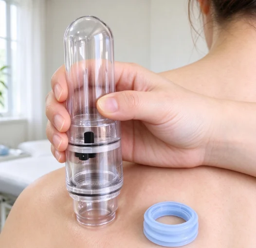 VACURECT Handheld Portable Vacuum Pump for Men - One-piece Fast Negative Pressure Erection Therapy Personal Massage Cup Device