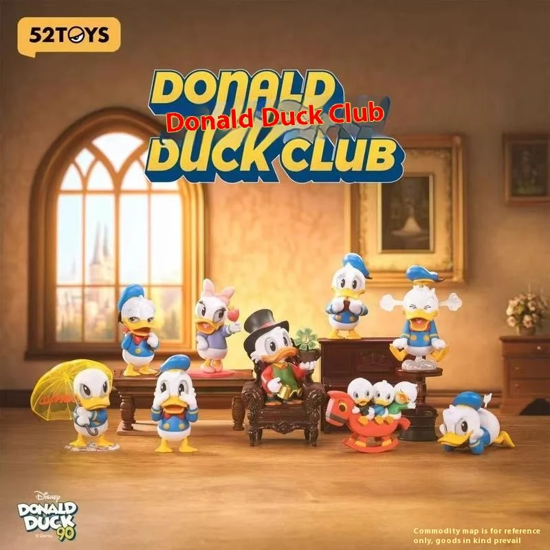 Disney Donald Duck Club série mystérieuse boîte aveugle voiture bureau figurine article décoratif une femme apaisante jouets en peluche cadeau