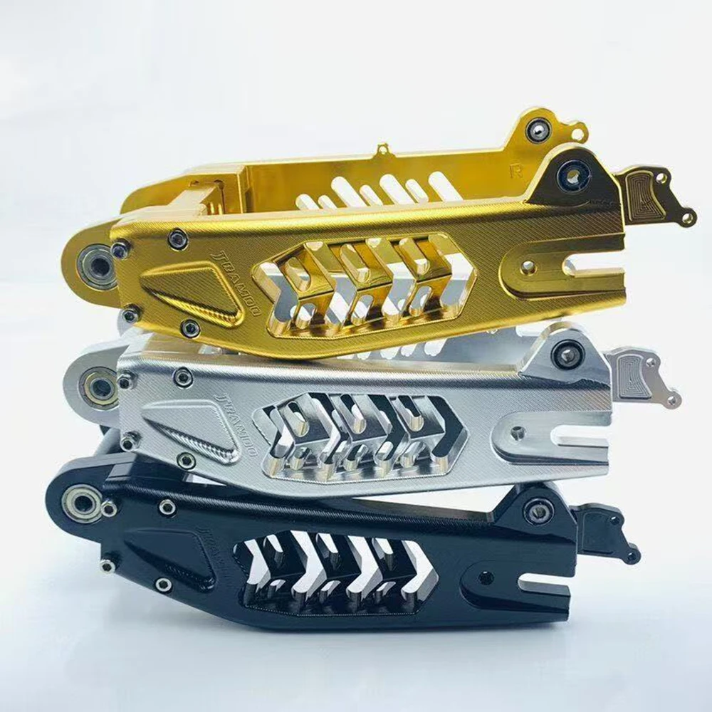 Niu Electric Scooter Modify Swing Arm 3D CNC Aluminum Alloy Hollow Out Fishbone Flat Fork Fit For Niu N1 N1S NGT NQI