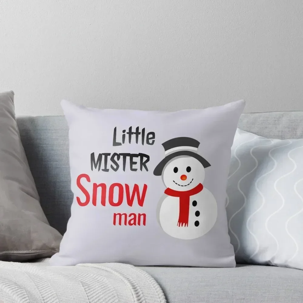 Little mister Snow man Throw Pillow Pillow Case Christmas home decor items Christmas Covers For Cushions pillow