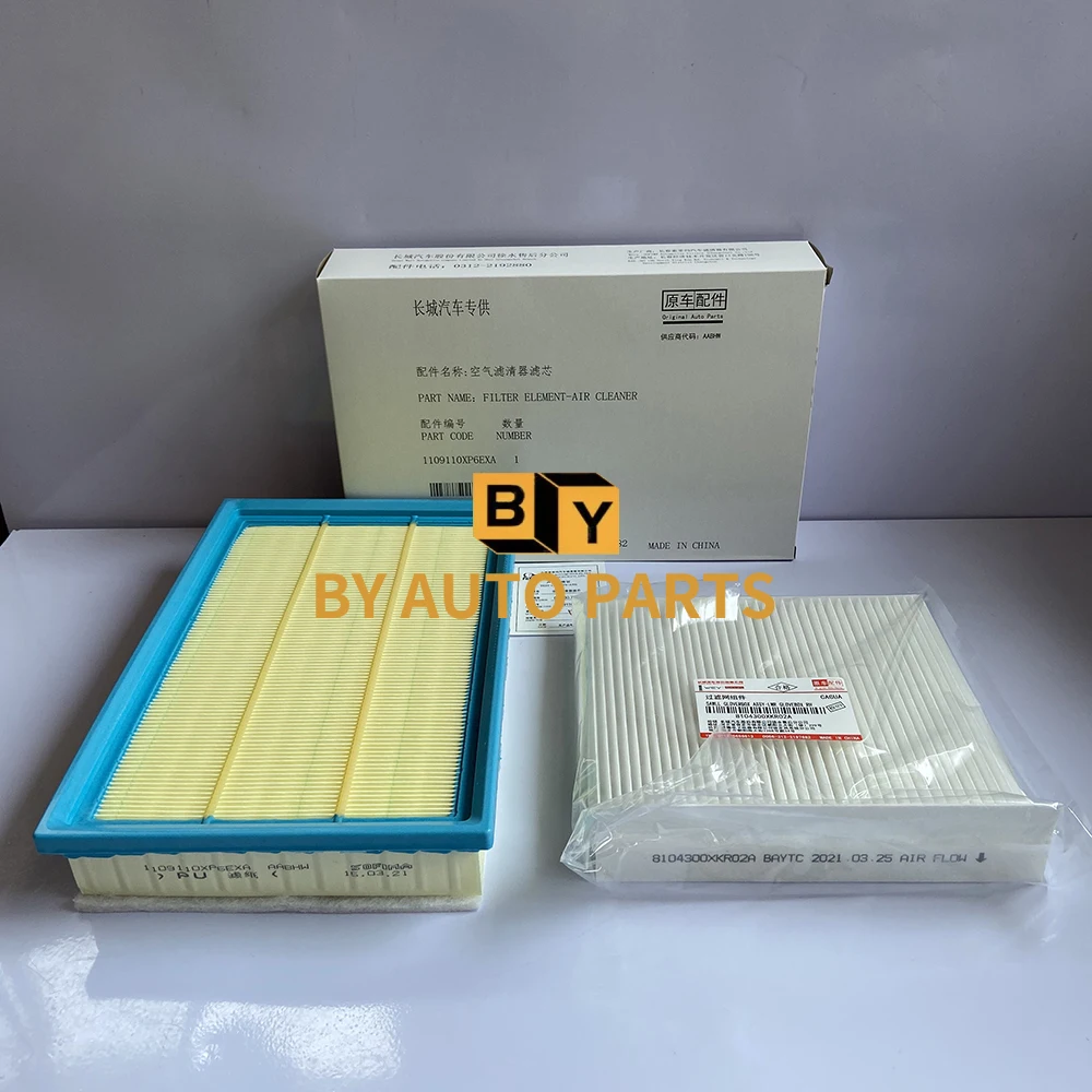 2019-2021 Models GWM Poer/Power Gasoline Filter Elements Set Air/Air Conditioning/Oil Filters