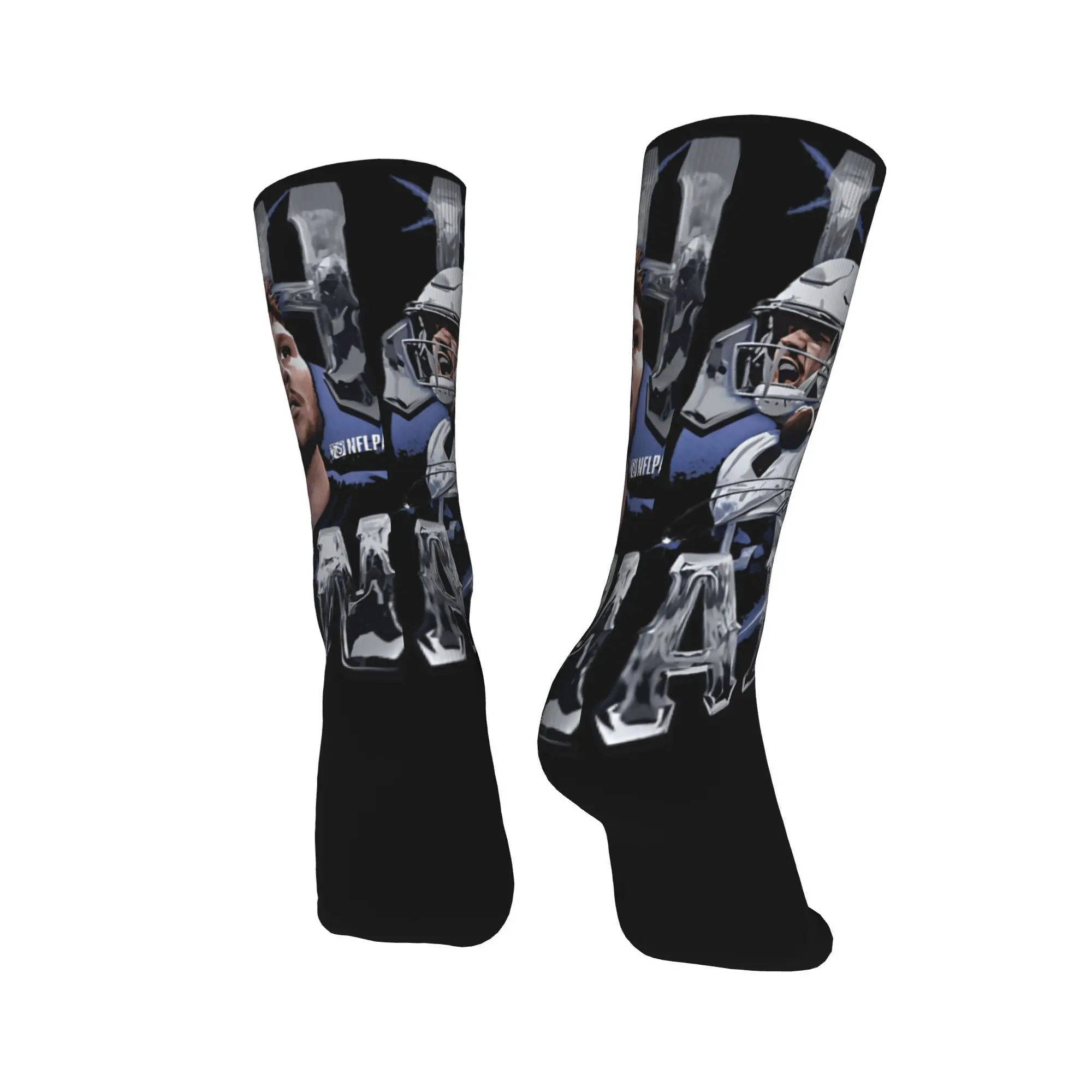 جوش ألين جوارب رجالية جوارب دافئة ناعمة عصرية جوارب شتوية لركوب الدراجات جوارب مطبوعة غير قابلة للانزلاق هدية عيد ميلاد